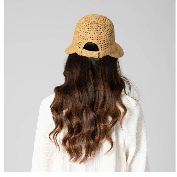 SAN DIEGO HAT Face Saver Cap UBM4481OSXBK Adjustable in Toast - Picture 12 of 12